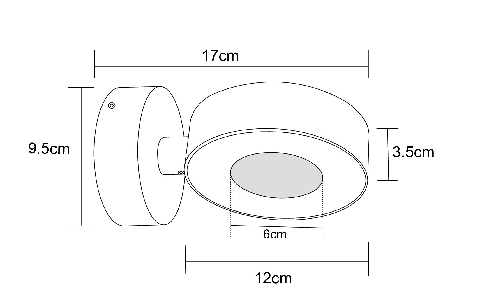 Rotatable LED Wall Light GA-SP0092 - Image 3