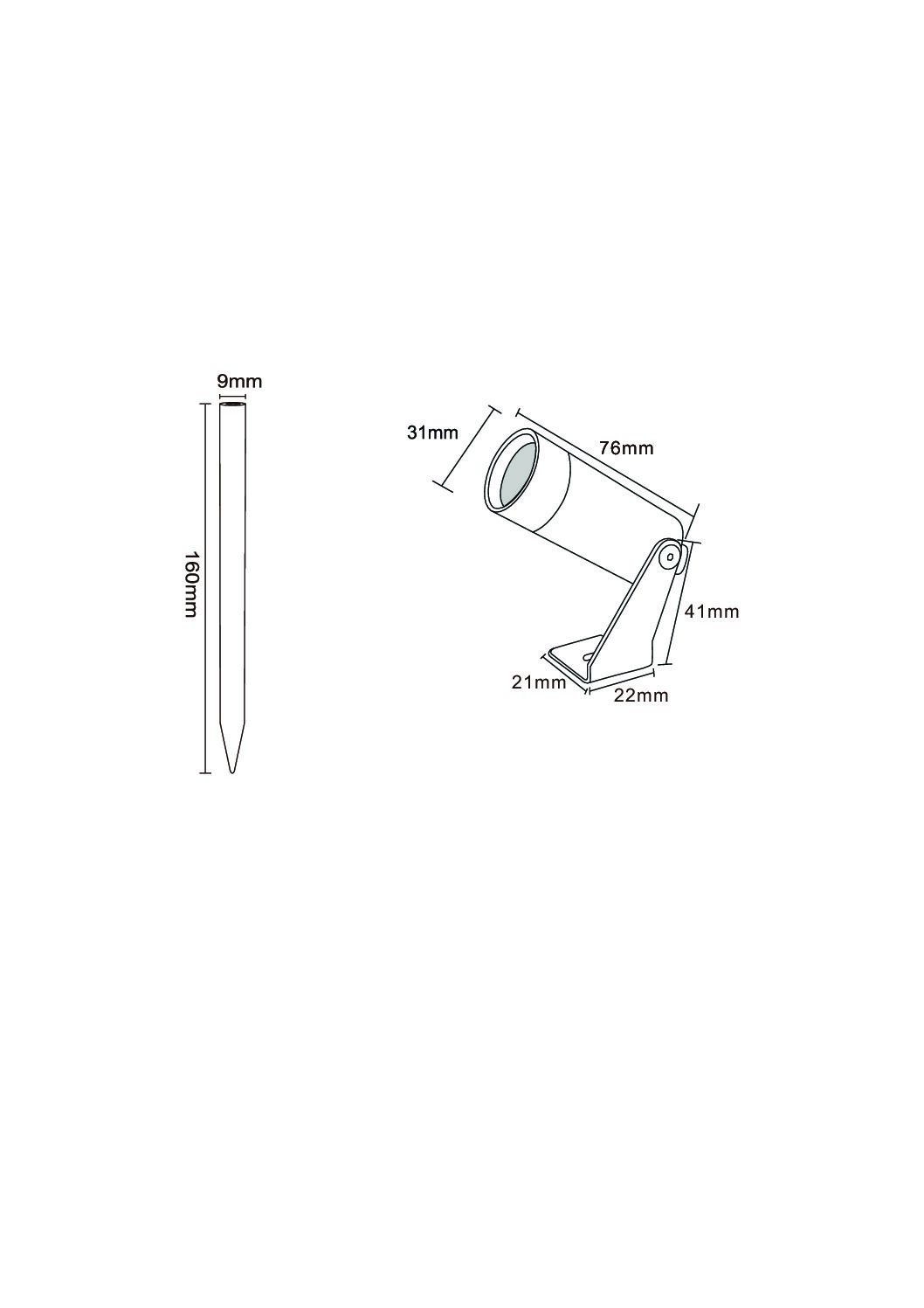 LUXE Mini Spike Spot Light GA-SP0212 - Image 8