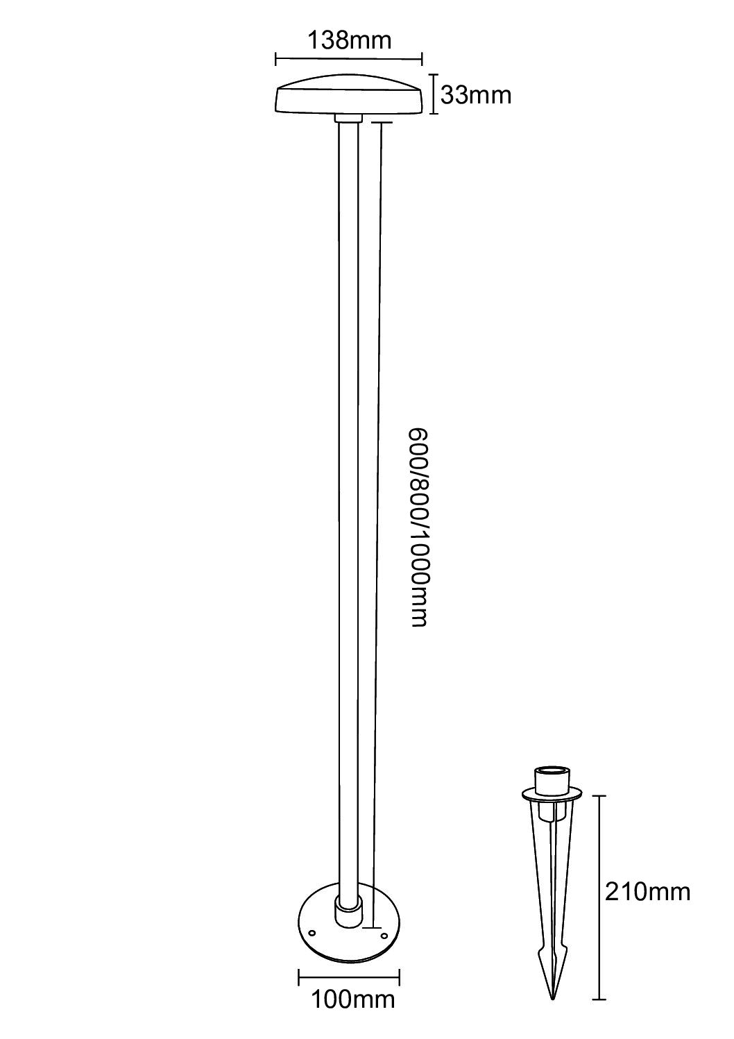 Bollard / Pole Light GA-SP0080 - Image 5