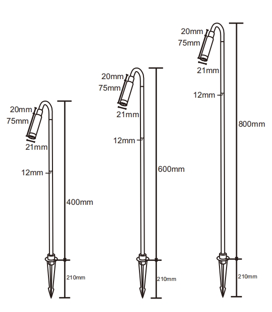 Pathway Spike Spot Light GA-SP0211P - Image 6